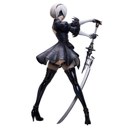 Nier: Automata 2B YoRHa 17.5in 1/4 Anime Figure PVC Statue B-style Freeing NIB