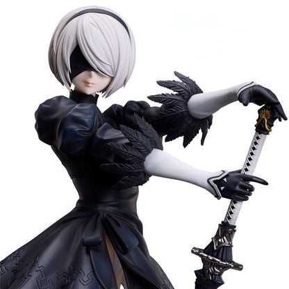 Nier: Automata 2B YoRHa 17.5in 1/4 Anime Figure PVC Statue B-style Freeing NIB