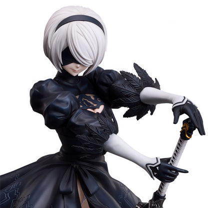 Nier: Automata 2B YoRHa 17.5in 1/4 Anime Figure PVC Statue B-style Freeing NIB