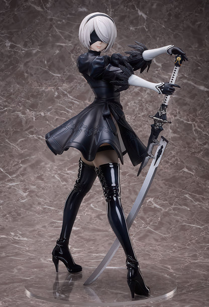 Nier: Automata 2B YoRHa 17.5in 1/4 Anime Figure PVC Statue B-style Freeing NIB