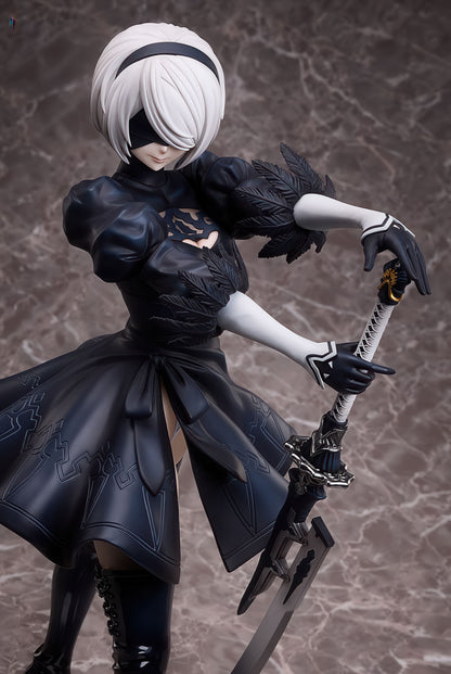 Nier: Automata 2B YoRHa 17.5in 1/4 Anime Figure PVC Statue B-style Freeing NIB