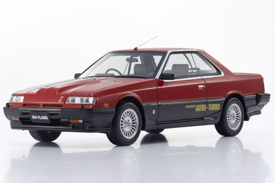 Nissan Skyline 2000 Turbo RS-X Red 1/18 Scale Resin Model Car Samurai Kyosho NIB
