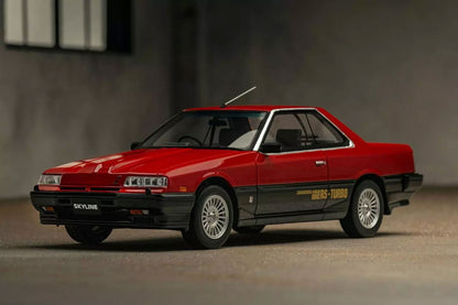 Nissan Skyline 2000 Turbo RS-X Red 1/18 Scale Resin Model Car Samurai Kyosho NIB
