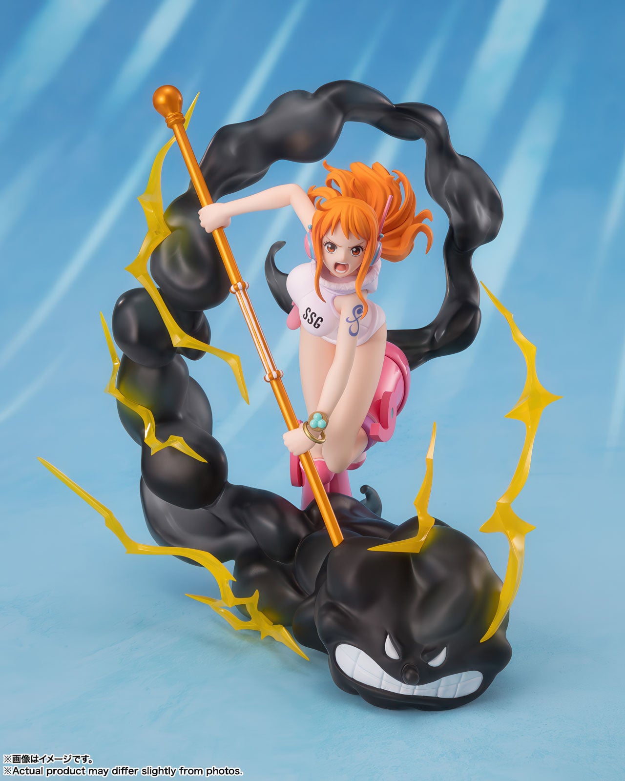 One Piece Nami 6.7in Anime Figure PVC Statue Figuarts Zero Extra Battle Bandai