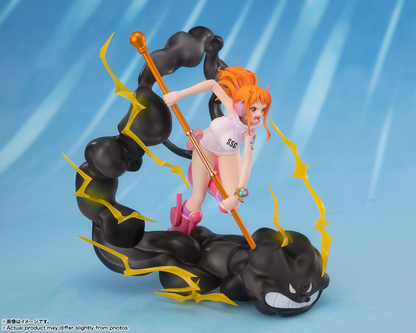 One Piece Nami 6.7in Anime Figure PVC Statue Figuarts Zero Extra Battle Bandai