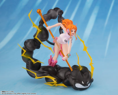 One Piece Nami 6.7in Anime Figure PVC Statue Figuarts Zero Extra Battle Bandai