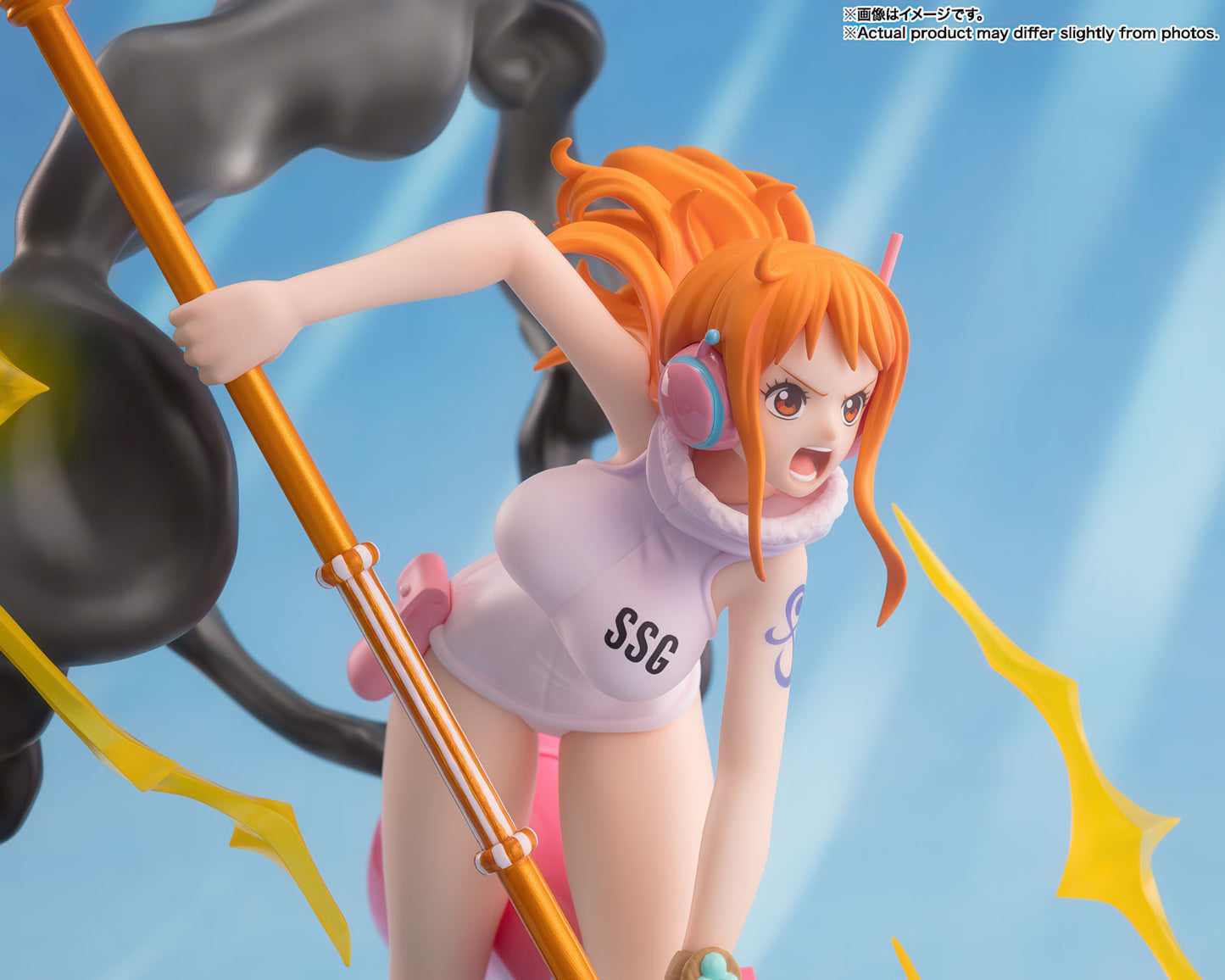 One Piece Nami 6.7in Anime Figure PVC Statue Figuarts Zero Extra Battle Bandai