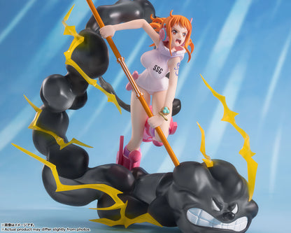 One Piece Nami 6.7in Anime Figure PVC Statue Figuarts Zero Extra Battle Bandai