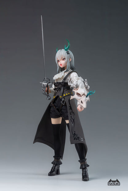 PA008 Rose Knight Gloria 6.1in 1/12 Scale Action Figure pocket art HASUKI NIB