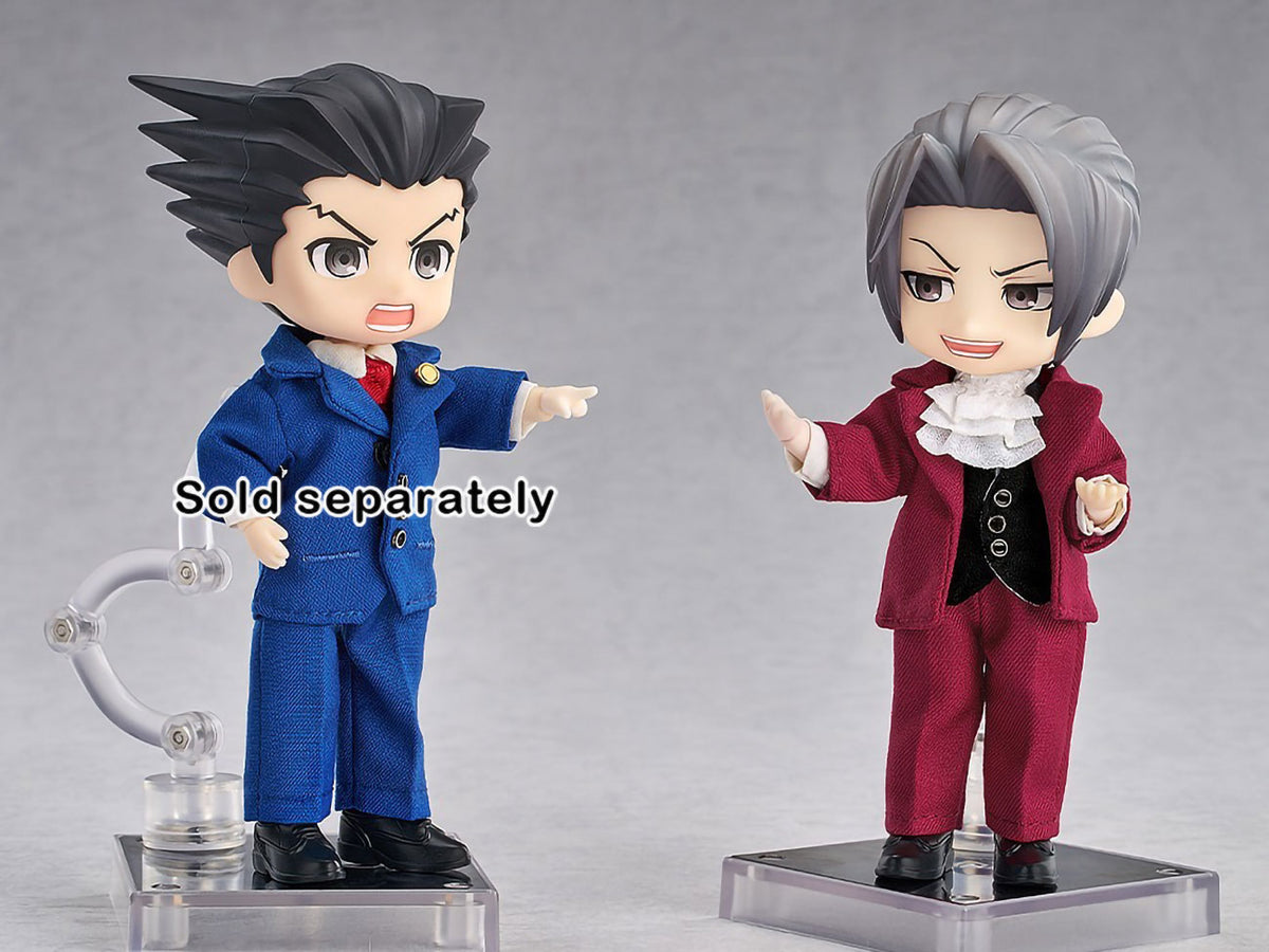 PW:AA Miles Edgeworth 5.5 Zoll Actionfigur Nendoroid Doll Good Smile Company OVP
