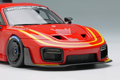 Porsche 935 / 19 2019 Red / Yellow Stripe 1/43 Scale Resin Model Car Make Up NIB