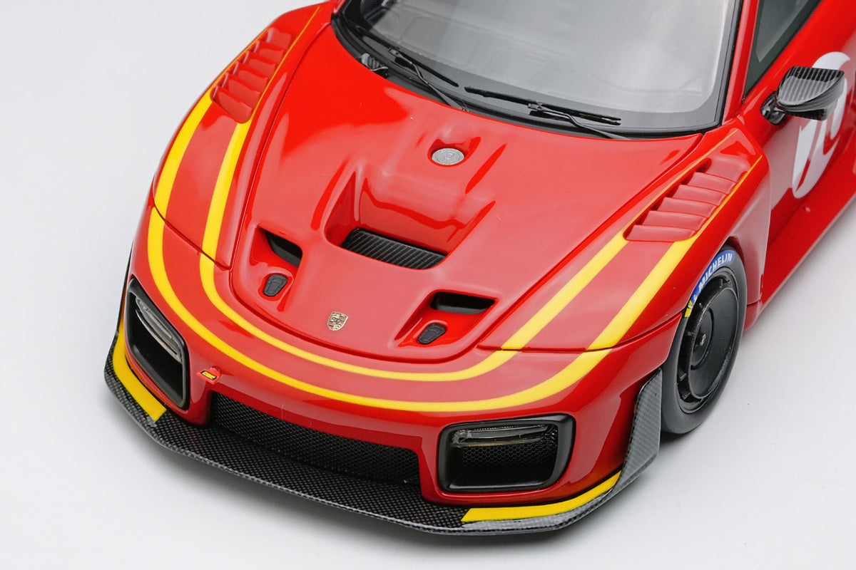 Porsche 935 / 19 2019 Red / Yellow Stripe 1/43 Scale Resin Model Car Make Up NIB