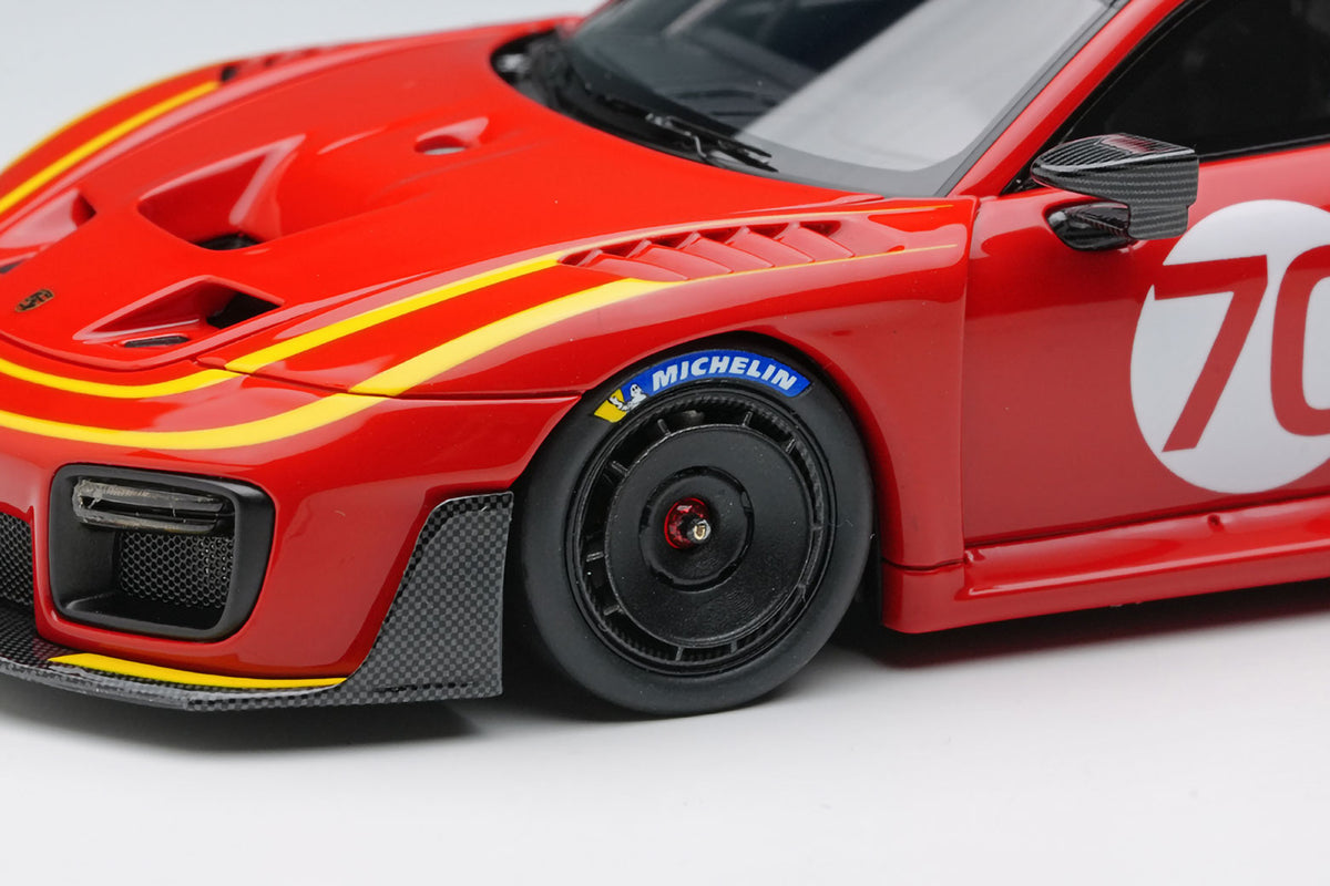 Porsche 935 / 19 2019 Red / Yellow Stripe 1/43 Scale Resin Model Car Make Up NIB