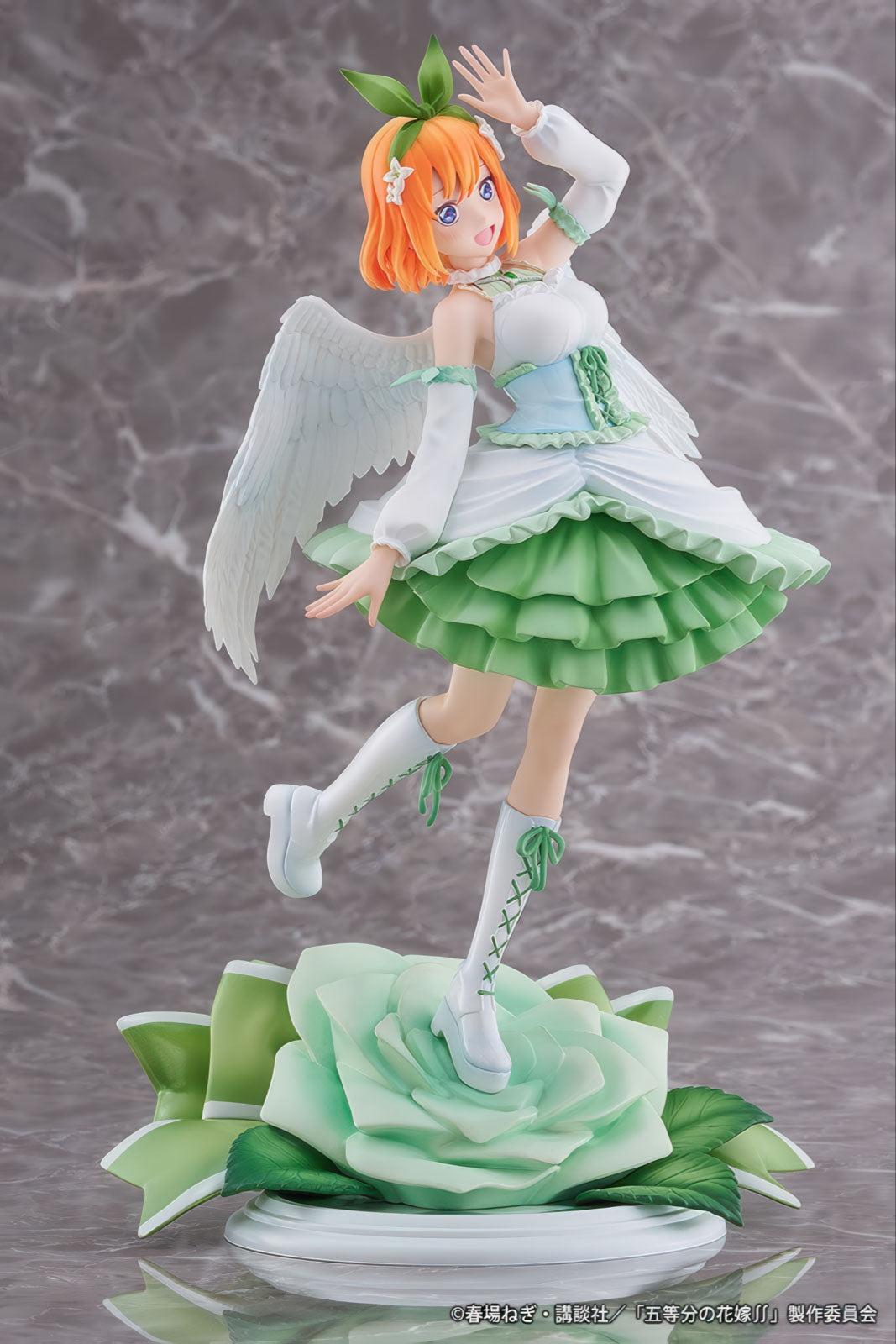 Quintuplets Yotsuba Nakano Angel Ver. 11in 1/7 Anime Figure PVC Statue Proof NIB
