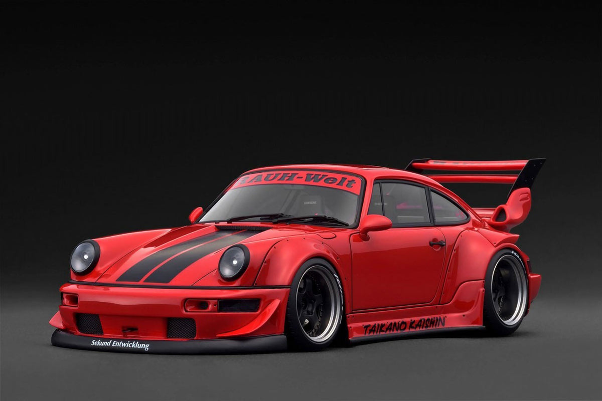 RWB 964 Red 1/18 Scale Resin Model Car Ignition Model NIB