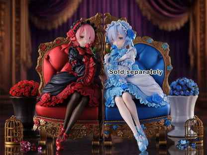 Re:ZERO Ram Gothic ver. 7.9in 1/7 Scale Anime Figure PVC Statue F:NEX FuRyu NIB