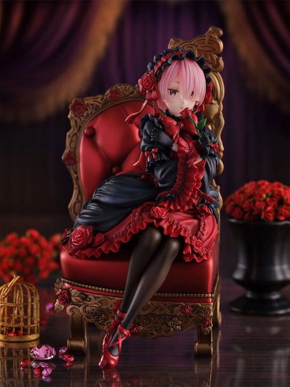 Re:ZERO Ram Gothic ver. 7.9in 1/7 Scale Anime Figure PVC Statue F:NEX FuRyu NIB