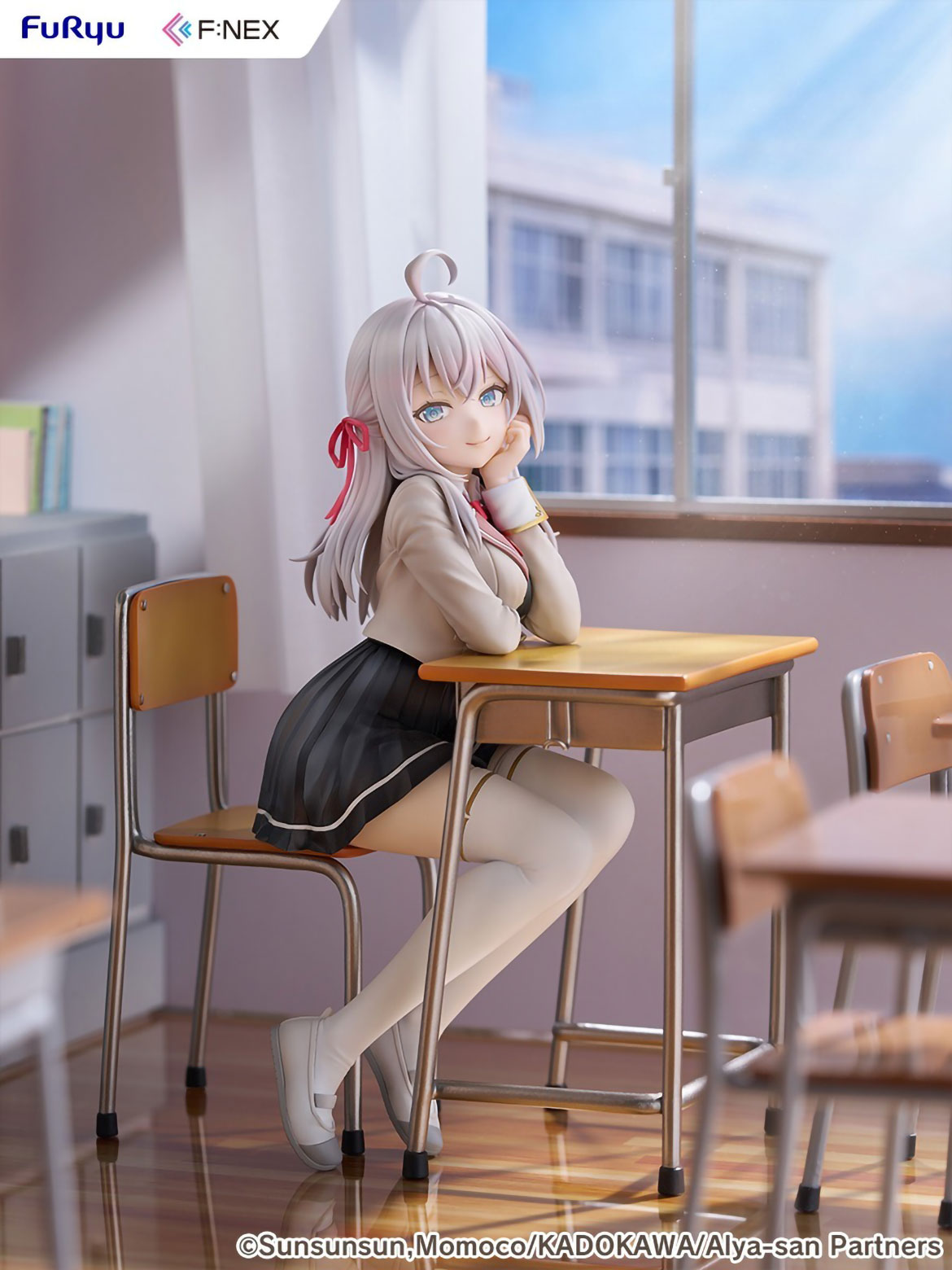 Roshidere Alya Alisa 7.9in 1/7 Scale Anime PVC Figure Figurine F:NEX FuRyu NIB