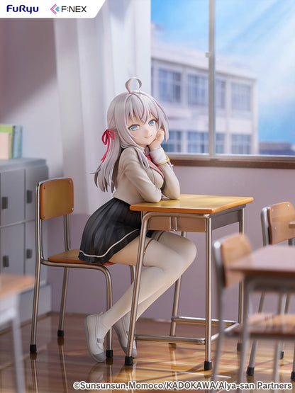 Roshidere Alya Alisa 7.9in 1/7 Scale Anime PVC Figure Figurine F:NEX FuRyu NIB