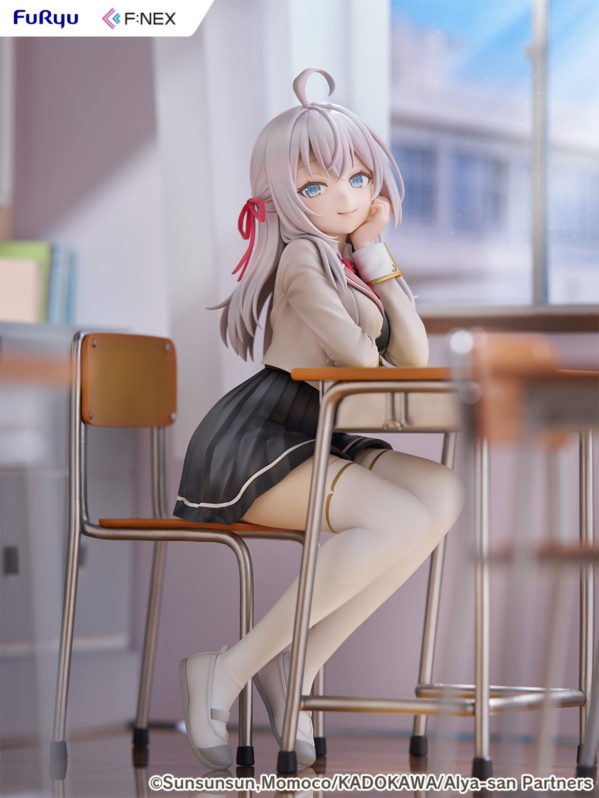 Roshidere Alya Alisa 7.9in 1/7 Scale Anime PVC Figure Figurine F:NEX FuRyu NIB