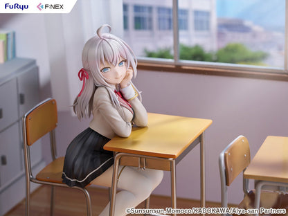 Roshidere Alya Alisa 7.9in 1/7 Scale Anime PVC Figure Figurine F:NEX FuRyu NIB