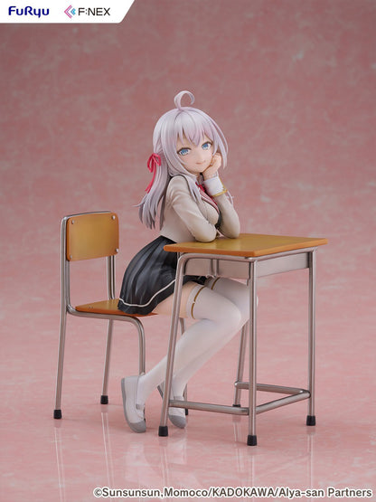 Roshidere Alya Alisa 7.9in 1/7 Scale Anime PVC Figure Figurine F:NEX FuRyu NIB