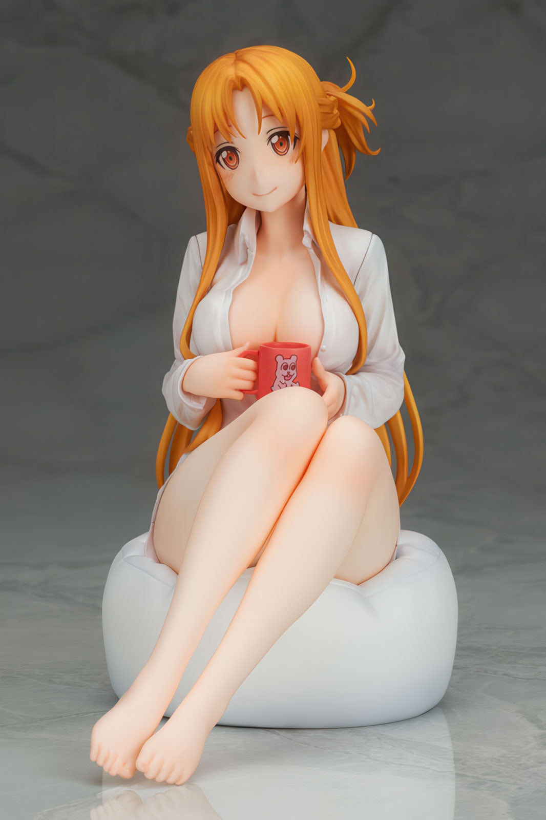 SAO Asuna Yuuki Dress Shirt 6.7in 1/7 Anime Figure PVC Statue Hobby Stock NIB