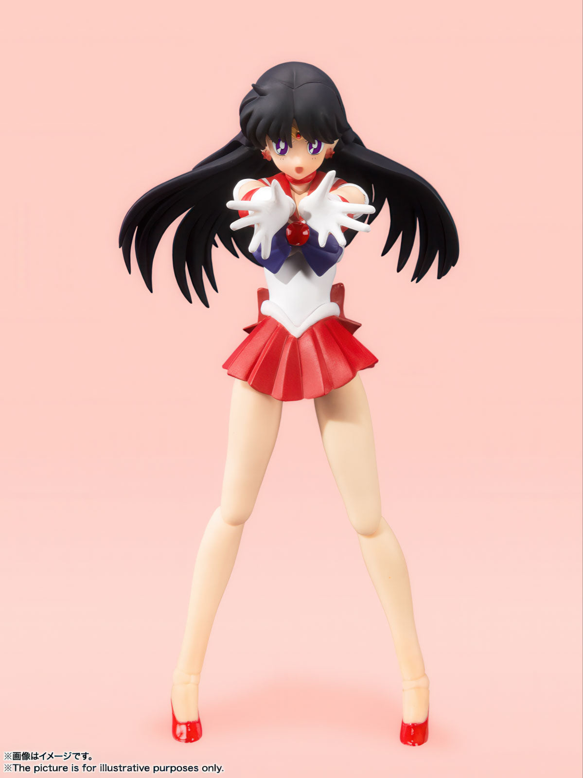 Sailor Mars Animation Color 5.5in Anime Action Statue S.H.Figuarts Bandai NIB