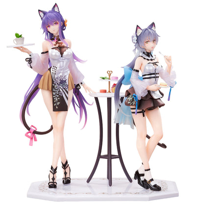 Set of Tianyi Qingxian Mysterious Tea Break 1/7 PVC Figure Figurine AniMester