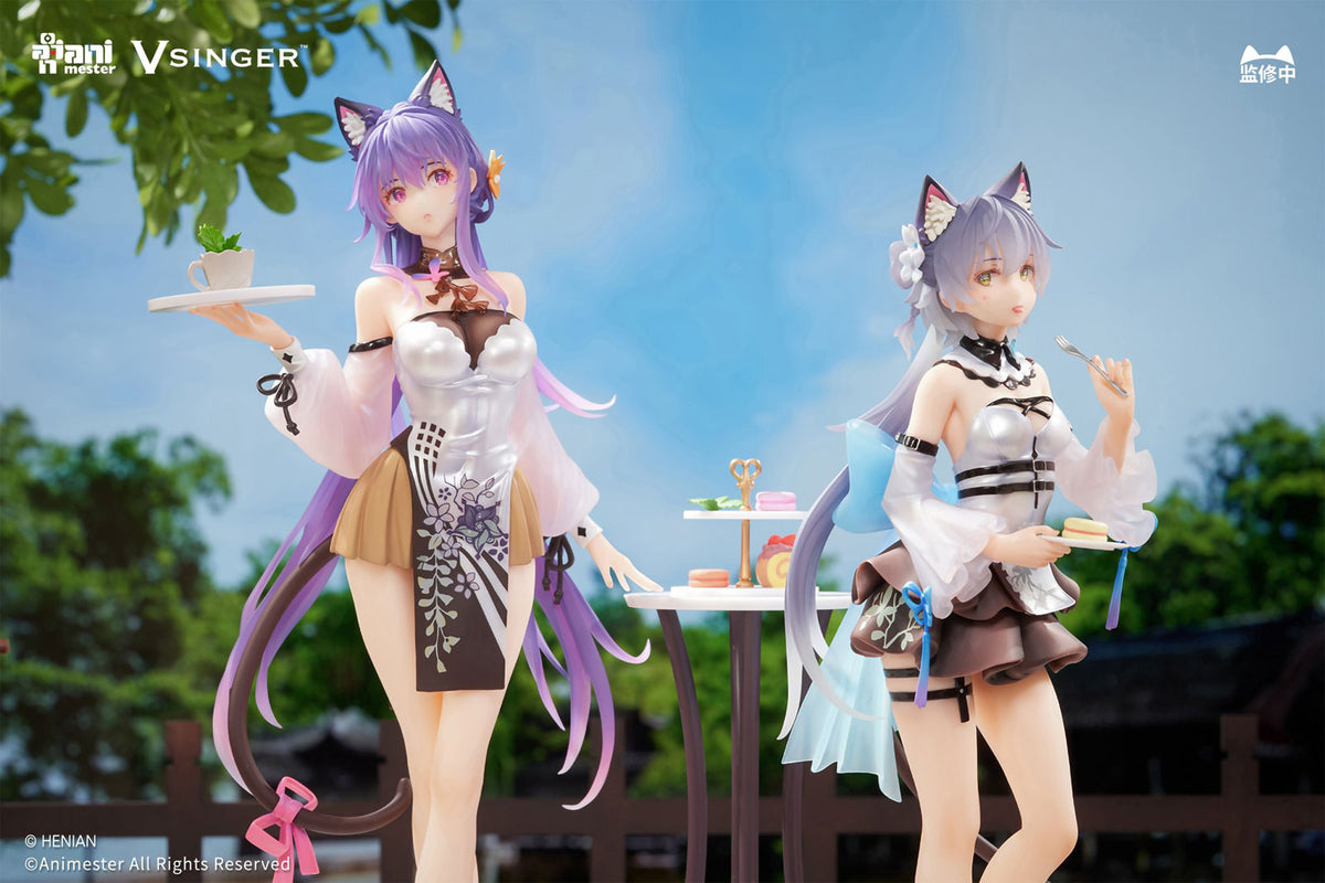 Set of Tianyi Qingxian Mysterious Tea Break 1/7 PVC Figure Figurine AniMester