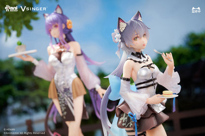 Set of Tianyi Qingxian Mysterious Tea Break 1/7 PVC Figure Figurine AniMester