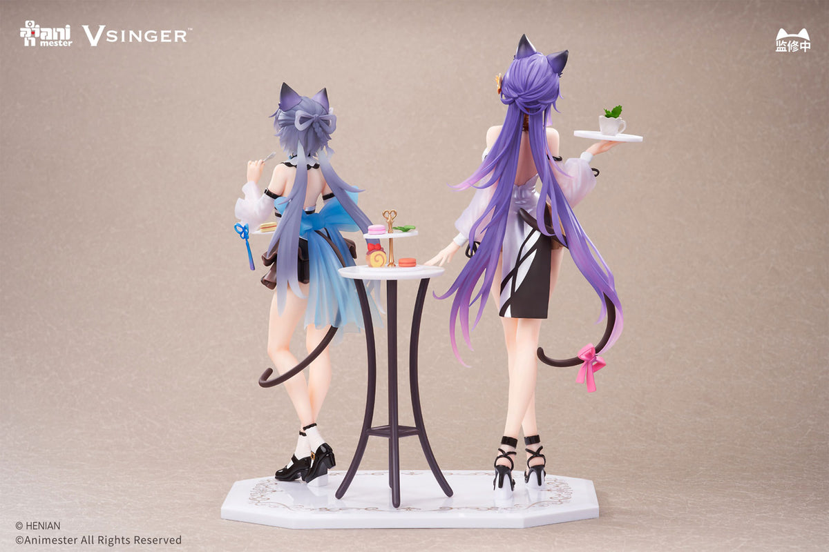 Set of Tianyi Qingxian Mysterious Tea Break 1/7 PVC Figure Figurine AniMester
