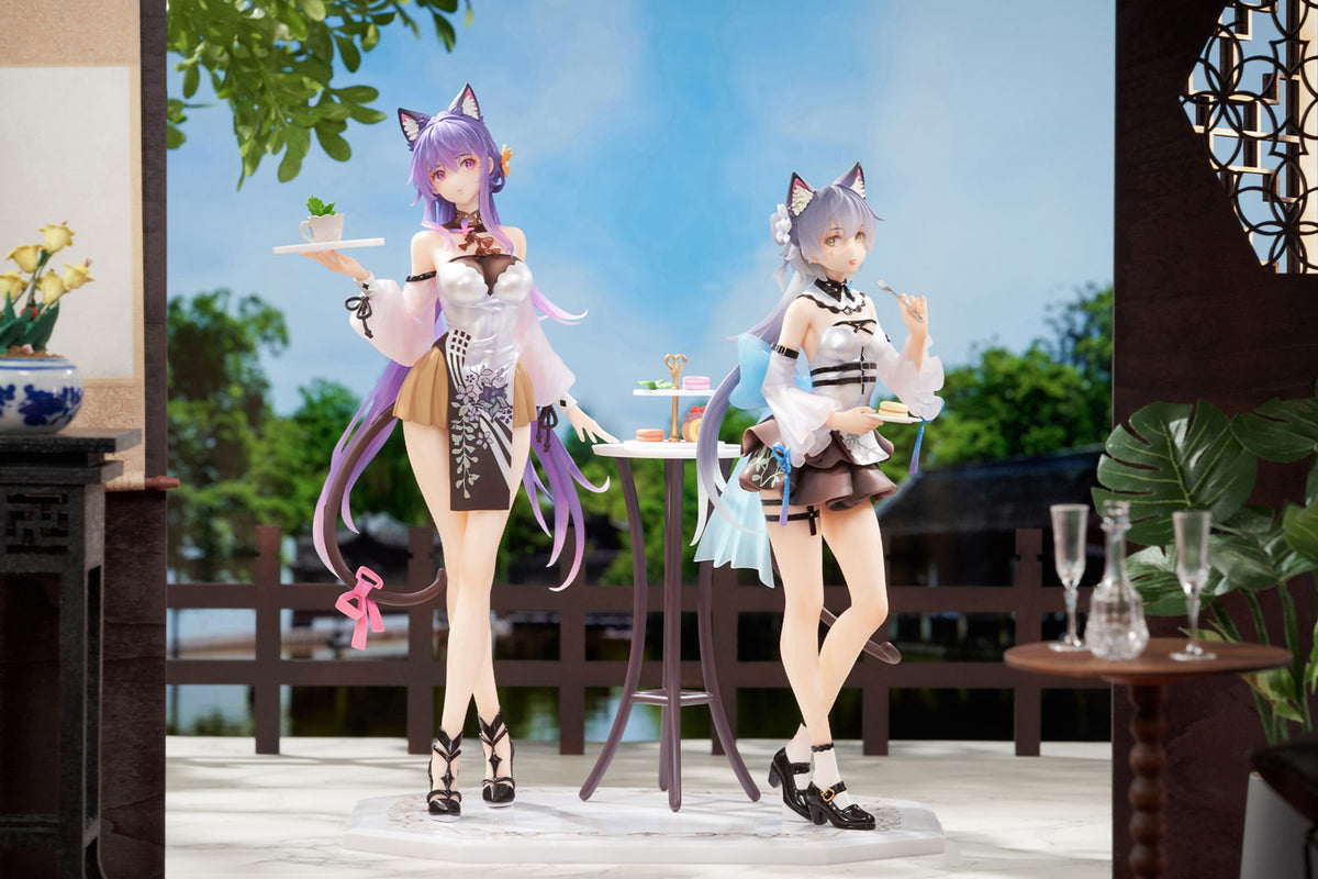 Set of Tianyi Qingxian Mysterious Tea Break 1/7 PVC Figure Figurine AniMester
