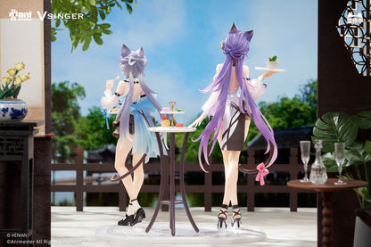 Set of Tianyi Qingxian Mysterious Tea Break 1/7 PVC Figure Figurine AniMester
