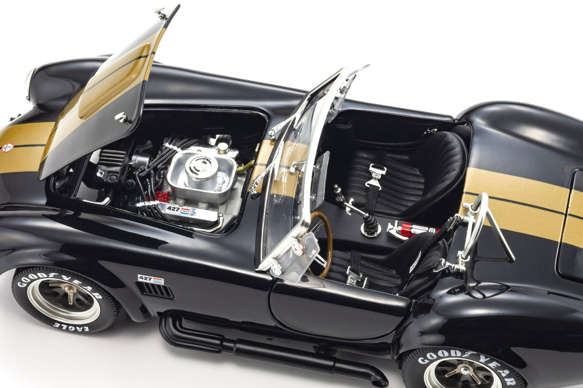 Shelby Cobra 427S/C Black Gold Stripe 1/18 Scale Diecast Car Kyosho Original NIB