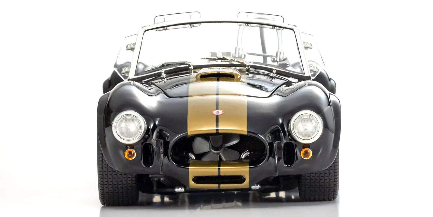 Shelby Cobra 427S/C Black Gold Stripe 1/18 Scale Diecast Car Kyosho Original NIB