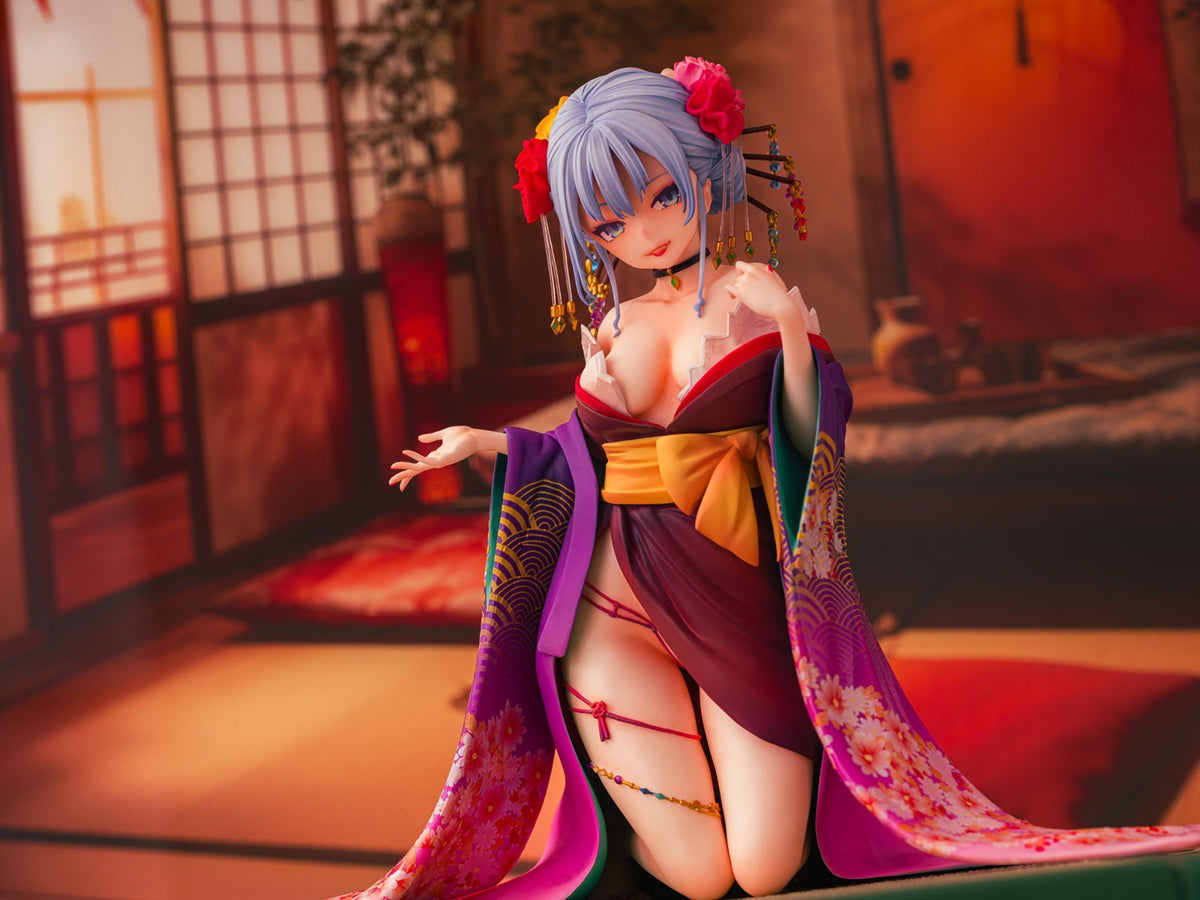 Shujuu Ecstasy Shion Oiran All Ages 1/7 Scale Anime PVC Figure Figurine Daiki
