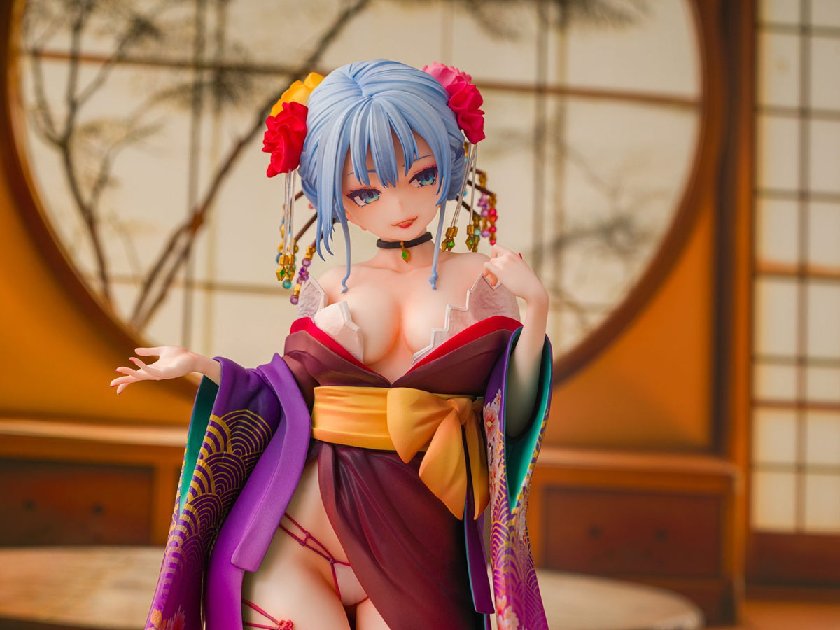 Shujuu Ecstasy Shion Oiran All Ages 1/7 Scale Anime PVC Figure Figurine Daiki