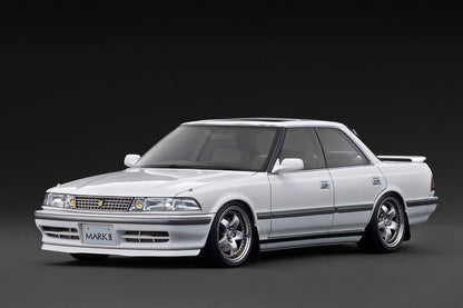 TOYOTA MARKII2.5 Grande LIMITED GX81 White 1/18 Scale Resin Car Ignition Model