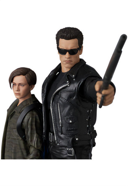Terminator T-800 T2 Ver. John Connor Action Figure Figurine Mafex No.280 Medicom