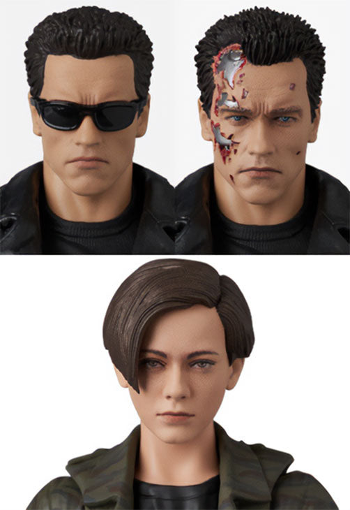 Terminator T-800 T2 Ver. John Connor Action Figure Figurine Mafex No.280 Medicom