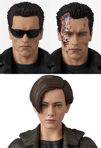 Terminator T-800 T2 Ver. John Connor Action Figure Figurine Mafex No.280 Medicom