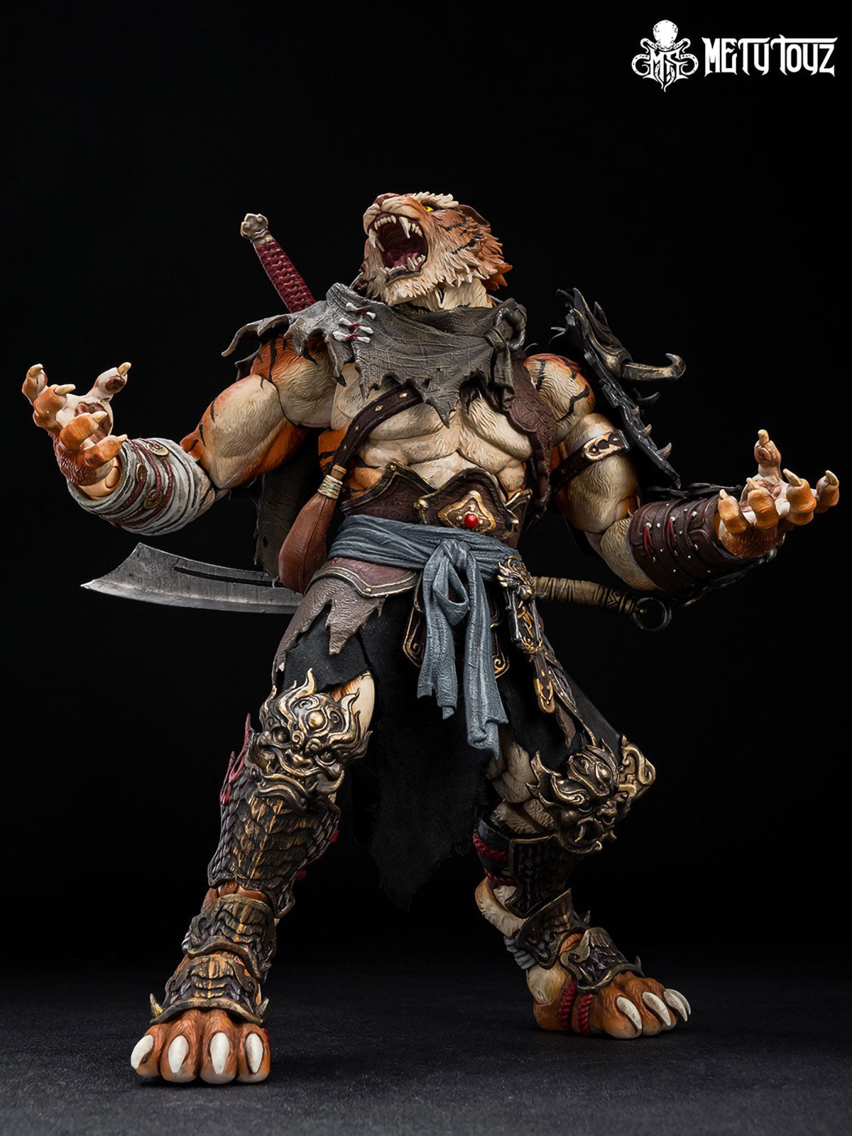 Tiger Vanguard 1/10 Scale Action Figure Figurine Adventurer's World Mety toyz