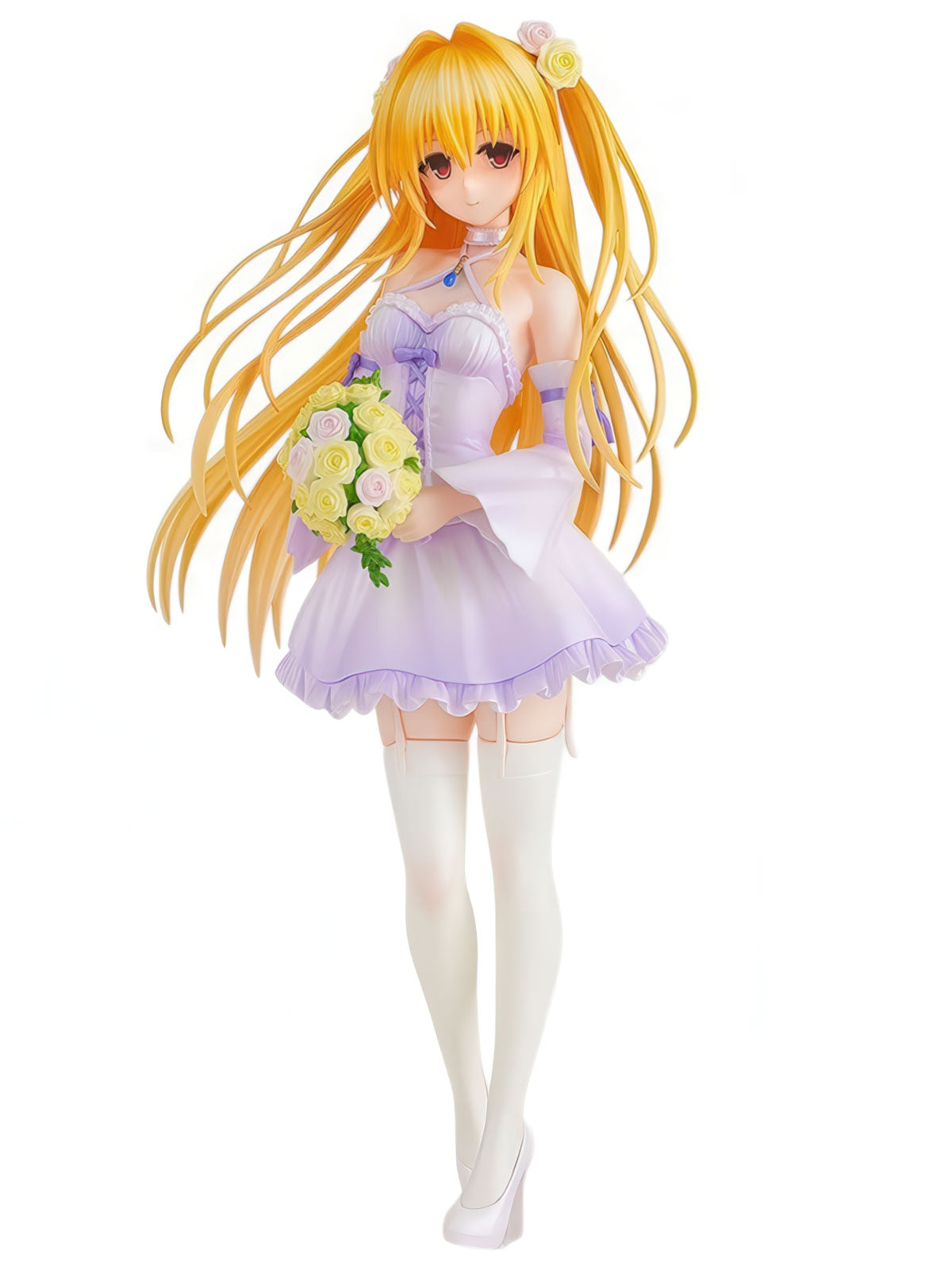 To Love Ru Yami Wedding Dress 9.1in 1/7 Anime Figure PVC Statue Kadokawa NIB