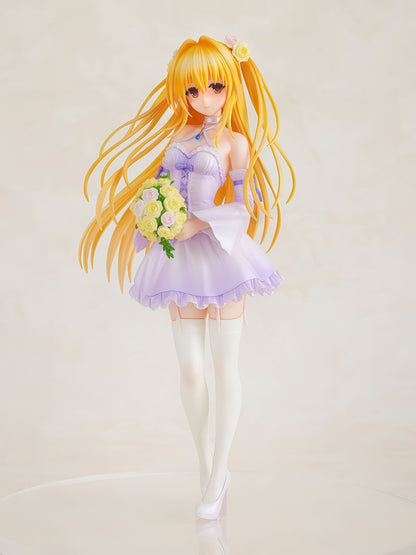 To Love Ru Yami Wedding Dress 9.1in 1/7 Anime Figure PVC Statue Kadokawa NIB