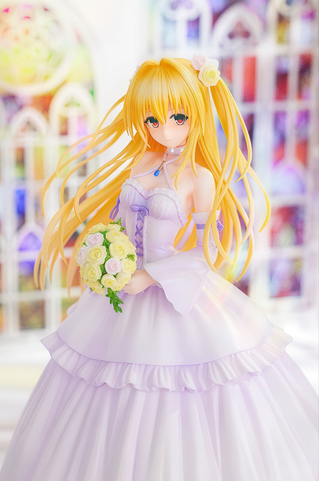 To Love Ru Yami Wedding Dress 9.1in 1/7 Anime Figure PVC Statue Kadokawa NIB
