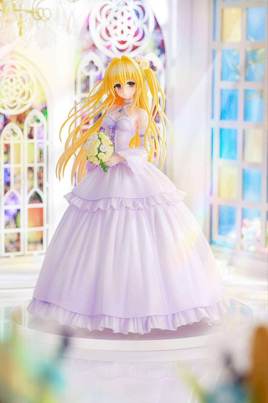 To Love Ru Yami Wedding Dress 9.1in 1/7 Anime Figure PVC Statue Kadokawa NIB