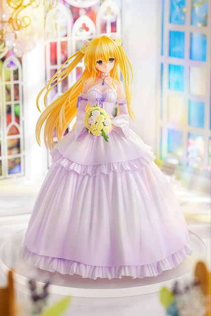 To Love Ru Yami Wedding Dress 9.1in 1/7 Anime Figure PVC Statue Kadokawa NIB