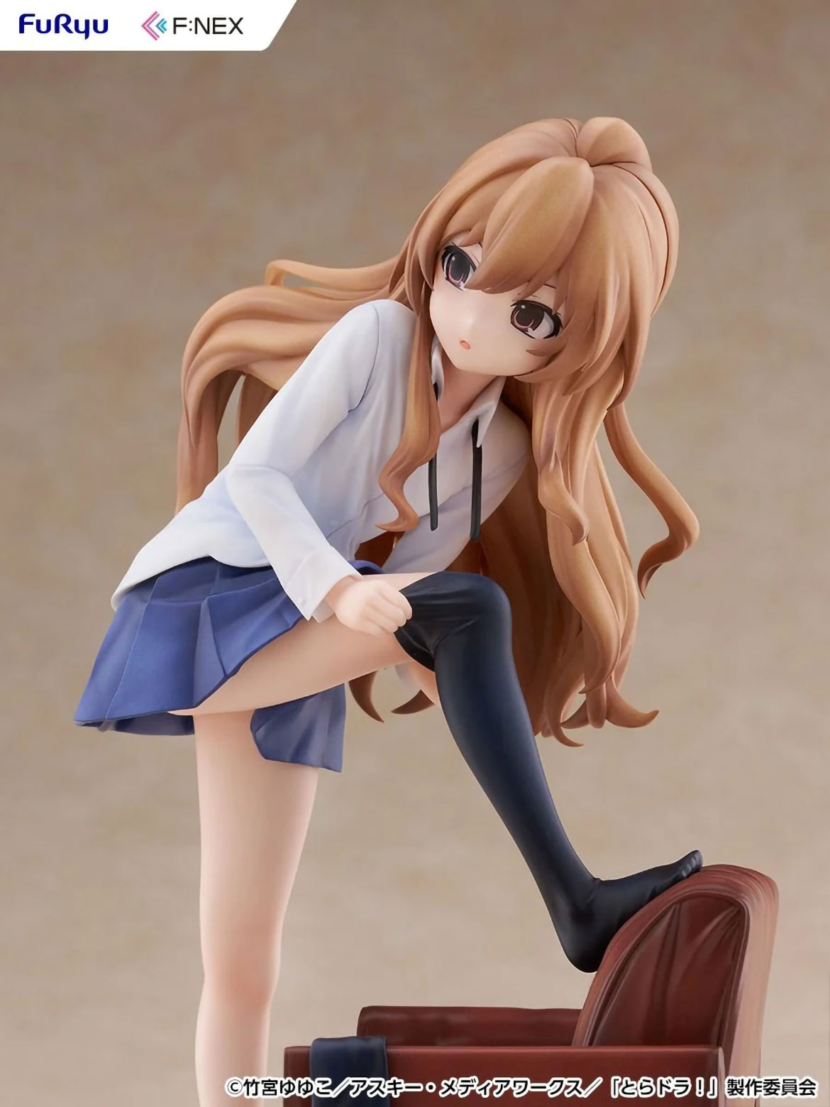 Toradora Taiga Aisaka 18 cm 1/7 Skala Anime PVC Figur F:NEX FuRyu Neu in OVP