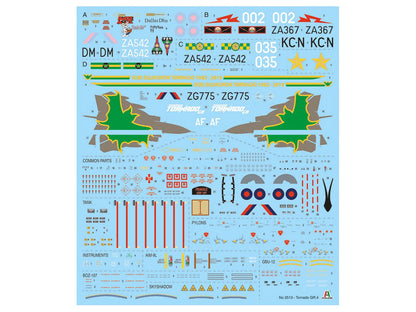 Tornado GR.4 w/Pilot Figure 1/32 Scale Model Kit Tamiya Italeri NIB